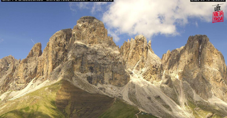 Webcam Campitello-Mazzin-Col Rodella - Campitello di Fassa - Col Rodella - Gruppo del Sassolungo