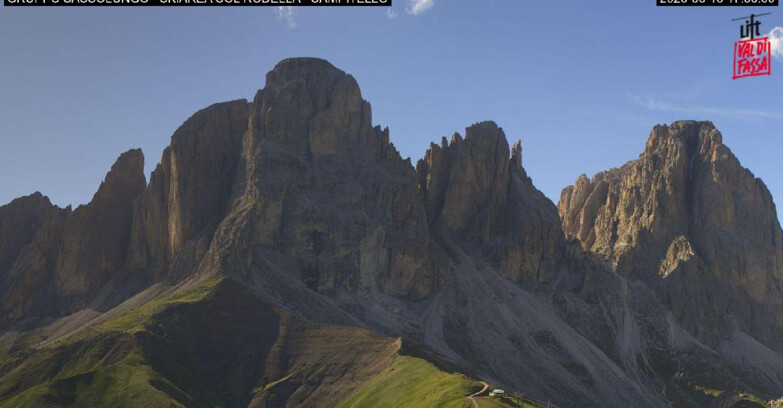 Webcam Campitello-Mazzin-Col Rodella - Campitello di Fassa - Col Rodella - Gruppo del Sassolungo