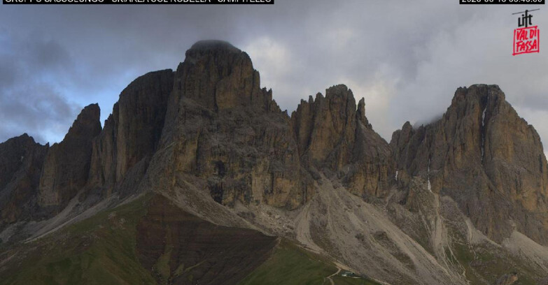Webcam Campitello-Mazzin-Col Rodella - Campitello di Fassa - Col Rodella - Gruppo del Sassolungo