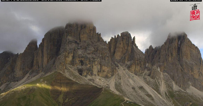 Webcam Campitello-Mazzin-Col Rodella - Campitello di Fassa - Col Rodella - Gruppo del Sassolungo