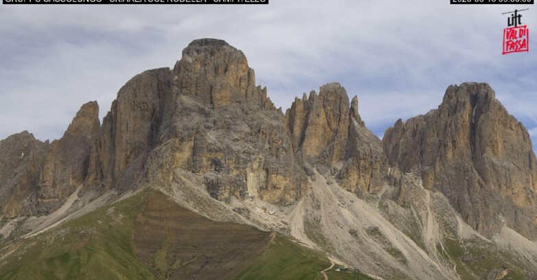 Webcam Campitello-Mazzin-Col Rodella - Campitello di Fassa - Col Rodella - Gruppo del Sassolungo