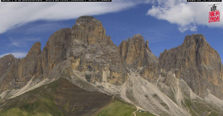 Webcam Campitello-Mazzin-Col Rodella - Campitello di Fassa - Col Rodella - Gruppo del Sassolungo