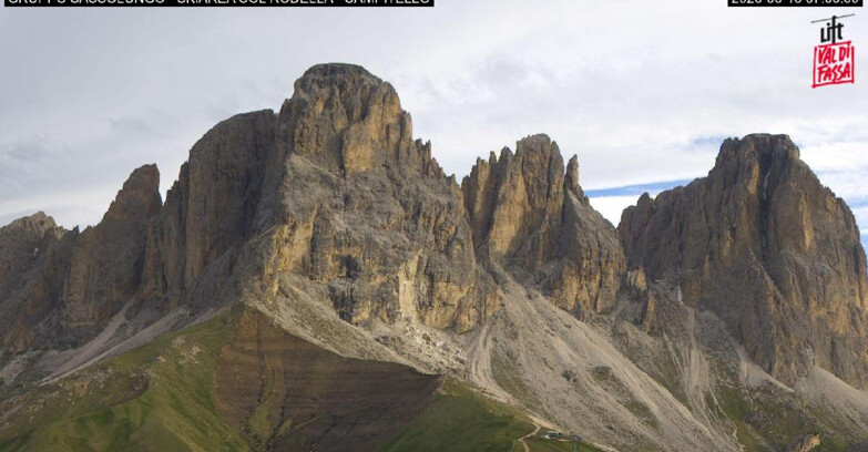 Webcam Campitello-Mazzin-Col Rodella - Campitello di Fassa - Col Rodella - Gruppo del Sassolungo