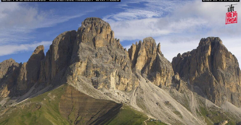 Webcam Campitello-Mazzin-Col Rodella - Campitello di Fassa - Col Rodella - Gruppo del Sassolungo