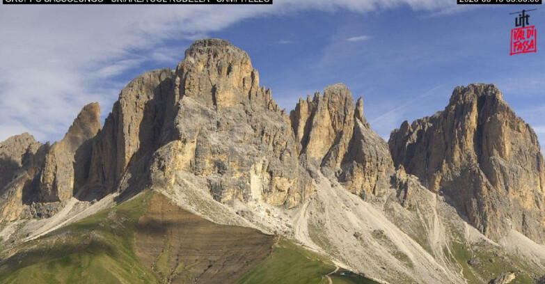 Webcam Campitello-Mazzin-Col Rodella - Campitello di Fassa - Col Rodella - Gruppo del Sassolungo