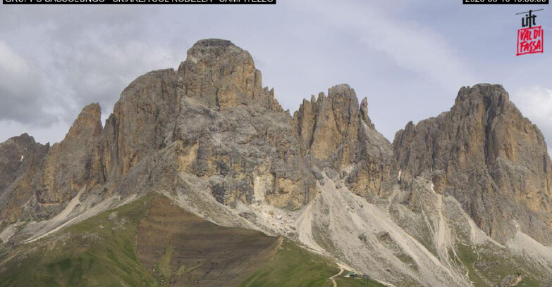 Webcam Campitello-Mazzin-Col Rodella  - Campitello di Fassa - Col Rodella - Gruppo del Sassolungo