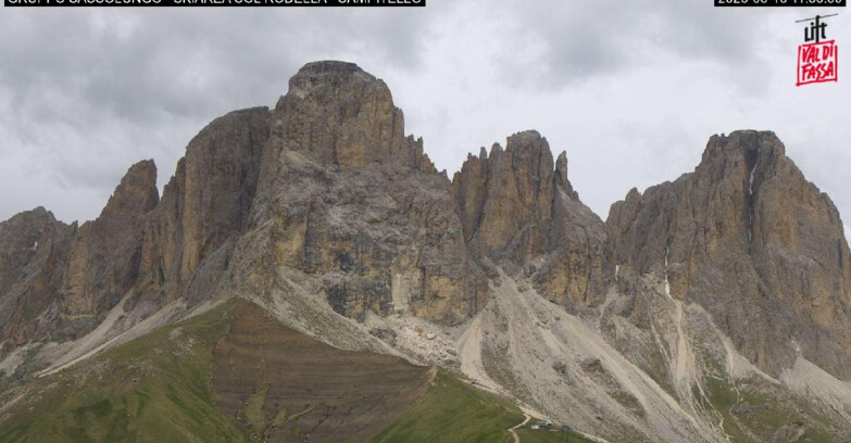 Webcam Campitello-Mazzin-Col Rodella  - Campitello di Fassa - Col Rodella - Gruppo del Sassolungo