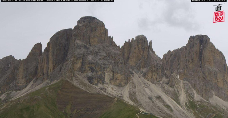 Webcam Campitello-Mazzin-Col Rodella  - Campitello di Fassa - Col Rodella - Gruppo del Sassolungo