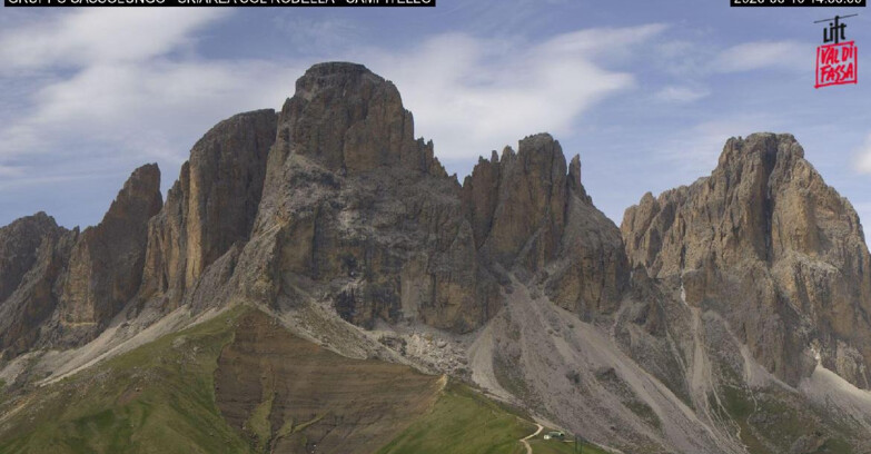 Webcam Campitello-Mazzin-Col Rodella  - Campitello di Fassa - Col Rodella - Gruppo del Sassolungo