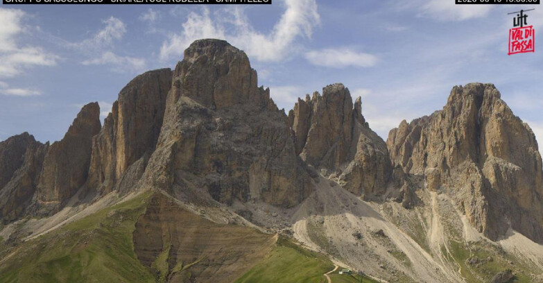 Webcam Campitello-Mazzin-Col Rodella  - Campitello di Fassa - Col Rodella - Gruppo del Sassolungo