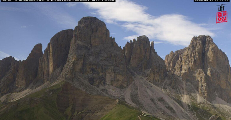 Webcam Campitello-Mazzin-Col Rodella  - Campitello di Fassa - Col Rodella - Gruppo del Sassolungo