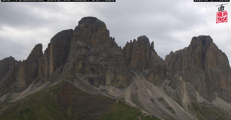 Webcam Campitello-Mazzin-Col Rodella  - Campitello di Fassa - Col Rodella - Gruppo del Sassolungo