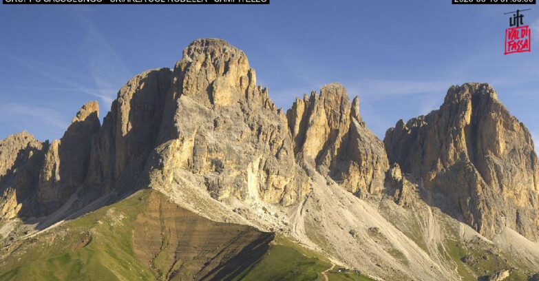 Webcam Campitello-Mazzin-Col Rodella  - Campitello di Fassa - Col Rodella - Gruppo del Sassolungo