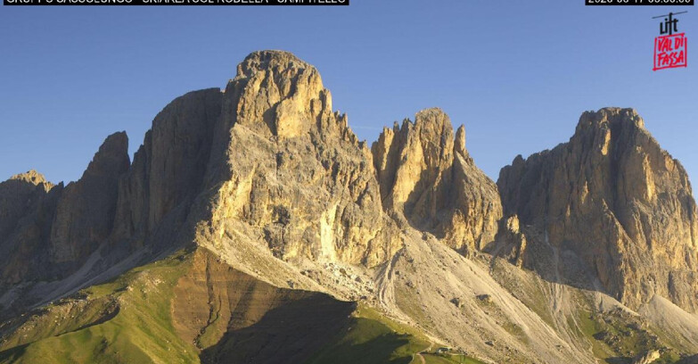 Webcam Campitello-Mazzin-Col Rodella - Campitello di Fassa - Col Rodella - Gruppo del Sassolungo