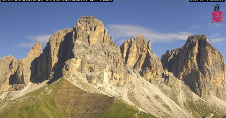 Webcam Campitello-Mazzin-Col Rodella - Campitello di Fassa - Col Rodella - Gruppo del Sassolungo