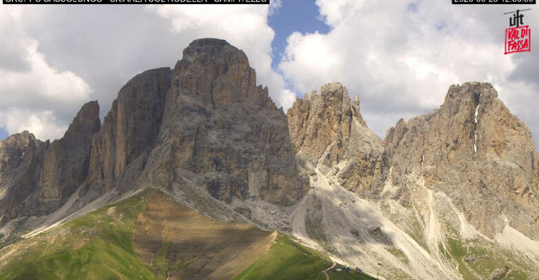 Webcam Campitello-Mazzin-Col Rodella - Campitello di Fassa - Col Rodella - Gruppo del Sassolungo