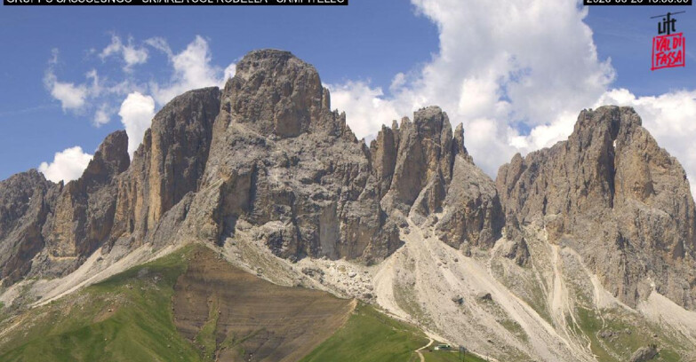 Webcam Campitello-Mazzin-Col Rodella  - Campitello di Fassa - Col Rodella - Gruppo del Sassolungo