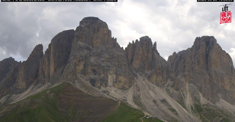 Webcam Campitello-Mazzin-Col Rodella  - Campitello di Fassa - Col Rodella - Gruppo del Sassolungo