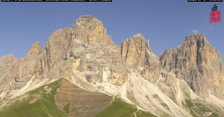 Webcam Campitello-Mazzin-Col Rodella  - Campitello di Fassa - Col Rodella - Gruppo del Sassolungo