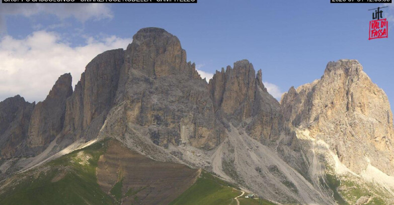 Webcam Campitello-Mazzin-Col Rodella  - Campitello di Fassa - Col Rodella - Gruppo del Sassolungo