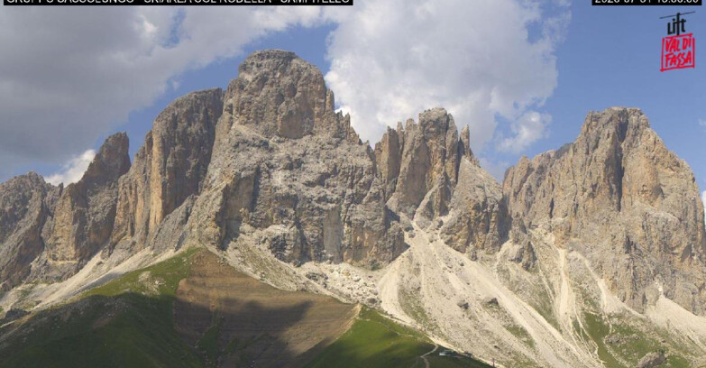 Webcam Campitello-Mazzin-Col Rodella  - Campitello di Fassa - Col Rodella - Gruppo del Sassolungo