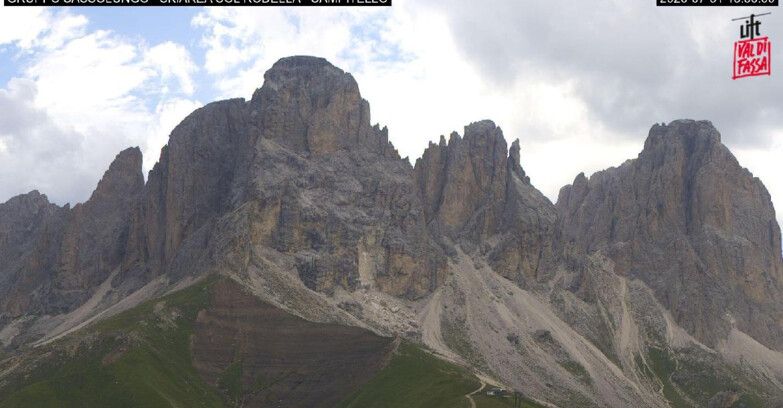 Webcam Campitello-Mazzin-Col Rodella  - Campitello di Fassa - Col Rodella - Gruppo del Sassolungo