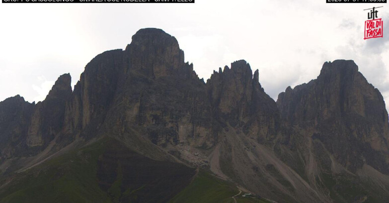 Webcam Campitello-Mazzin-Col Rodella  - Campitello di Fassa - Col Rodella - Gruppo del Sassolungo
