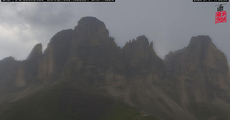 Webcam Campitello-Mazzin-Col Rodella  - Campitello di Fassa - Col Rodella - Gruppo del Sassolungo