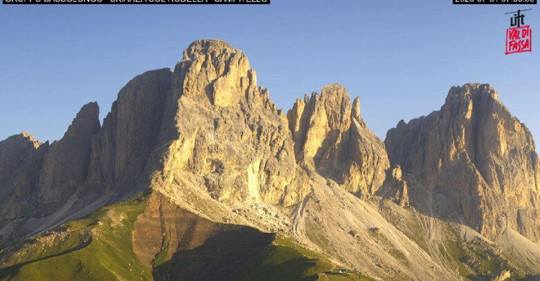 Webcam Campitello-Mazzin-Col Rodella - Campitello di Fassa - Col Rodella - Gruppo del Sassolungo
