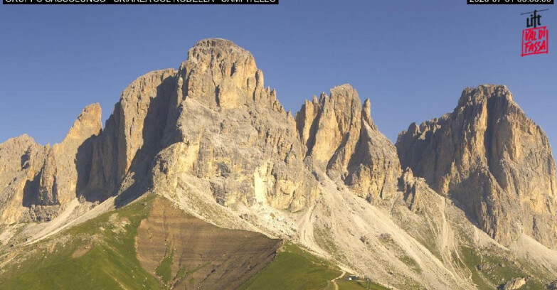Webcam Campitello-Mazzin-Col Rodella  - Campitello di Fassa - Col Rodella - Gruppo del Sassolungo