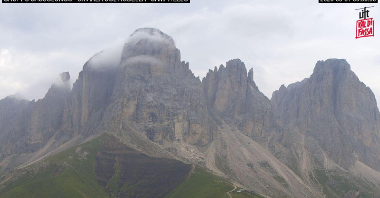 Webcam Campitello-Mazzin-Col Rodella - Campitello di Fassa - Col Rodella - Gruppo del Sassolungo