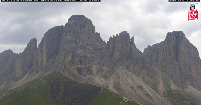 Webcam Campitello-Mazzin-Col Rodella - Campitello di Fassa - Col Rodella - Gruppo del Sassolungo