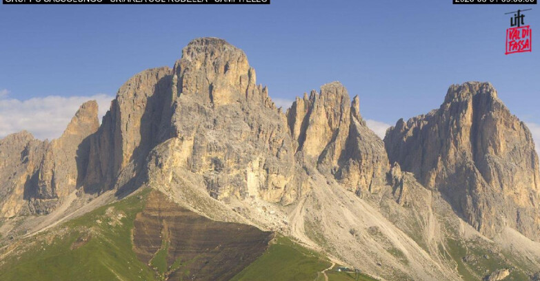 Webcam Campitello-Mazzin-Col Rodella - Campitello di Fassa - Col Rodella - Gruppo del Sassolungo
