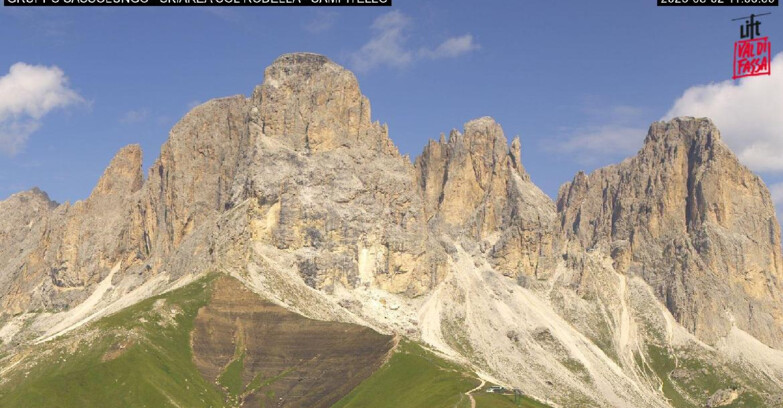 Webcam Campitello-Mazzin-Col Rodella - Campitello di Fassa - Col Rodella - Gruppo del Sassolungo
