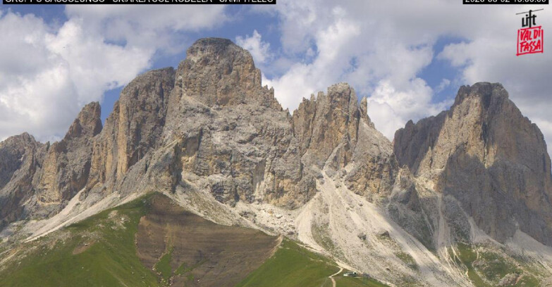Webcam Campitello-Mazzin-Col Rodella - Campitello di Fassa - Col Rodella - Gruppo del Sassolungo