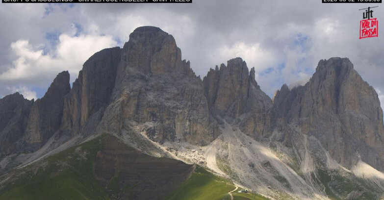 Webcam Campitello-Mazzin-Col Rodella - Campitello di Fassa - Col Rodella - Gruppo del Sassolungo