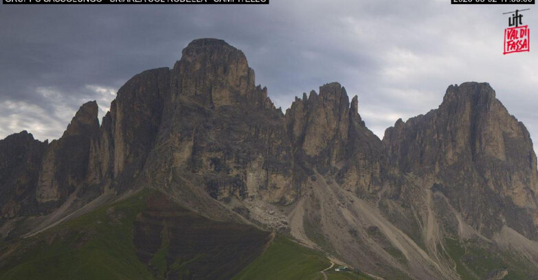 Webcam Campitello-Mazzin-Col Rodella - Campitello di Fassa - Col Rodella - Gruppo del Sassolungo