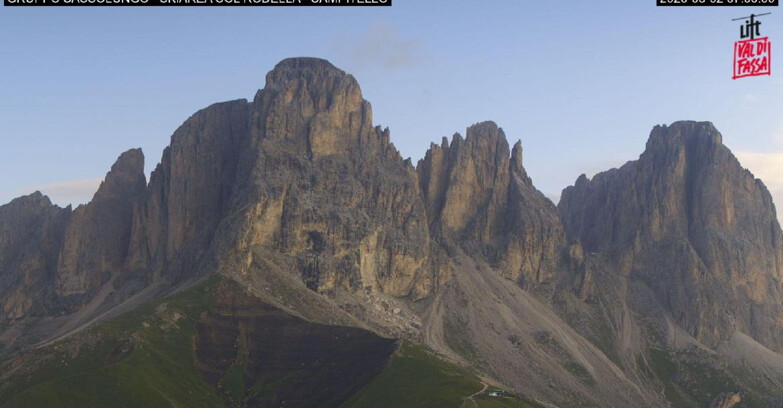 Webcam Campitello-Mazzin-Col Rodella - Campitello di Fassa - Col Rodella - Gruppo del Sassolungo