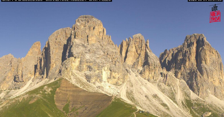 Webcam Campitello-Mazzin-Col Rodella - Campitello di Fassa - Col Rodella - Gruppo del Sassolungo