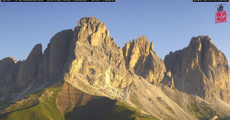 Webcam Campitello-Mazzin-Col Rodella - Campitello di Fassa - Col Rodella - Gruppo del Sassolungo