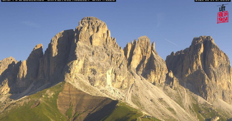 Webcam Campitello-Mazzin-Col Rodella - Campitello di Fassa - Col Rodella - Gruppo del Sassolungo