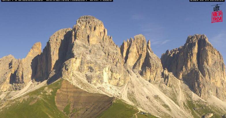 Webcam Campitello-Mazzin-Col Rodella - Campitello di Fassa - Col Rodella - Gruppo del Sassolungo