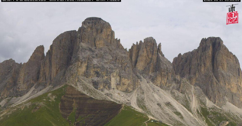 Webcam Campitello-Mazzin-Col Rodella  - Campitello di Fassa - Col Rodella - Gruppo del Sassolungo