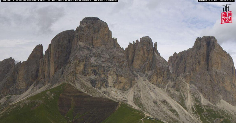Webcam Campitello-Mazzin-Col Rodella  - Campitello di Fassa - Col Rodella - Gruppo del Sassolungo