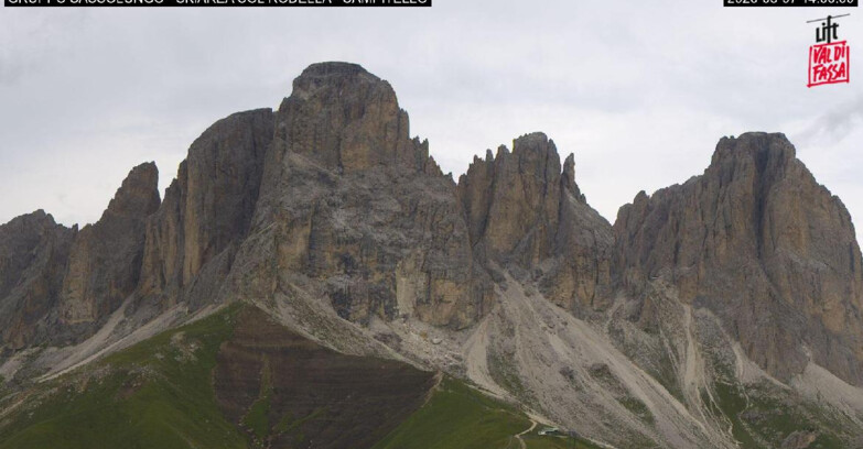 Webcam Campitello-Mazzin-Col Rodella  - Campitello di Fassa - Col Rodella - Gruppo del Sassolungo