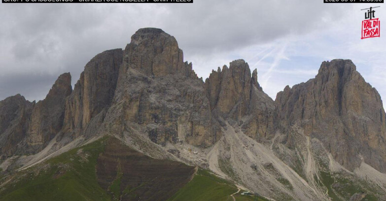 Webcam Campitello-Mazzin-Col Rodella  - Campitello di Fassa - Col Rodella - Gruppo del Sassolungo