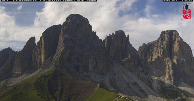 Webcam Campitello-Mazzin-Col Rodella  - Campitello di Fassa - Col Rodella - Gruppo del Sassolungo