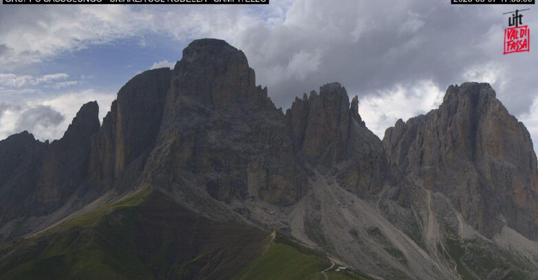 Webcam Campitello-Mazzin-Col Rodella  - Campitello di Fassa - Col Rodella - Gruppo del Sassolungo