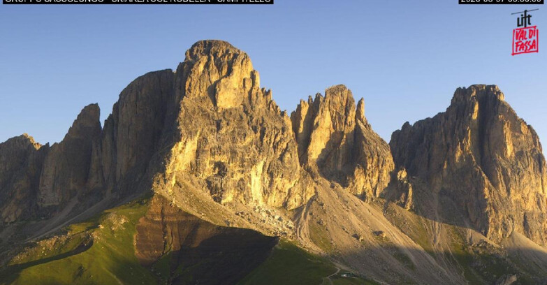 Webcam Campitello-Mazzin-Col Rodella  - Campitello di Fassa - Col Rodella - Gruppo del Sassolungo