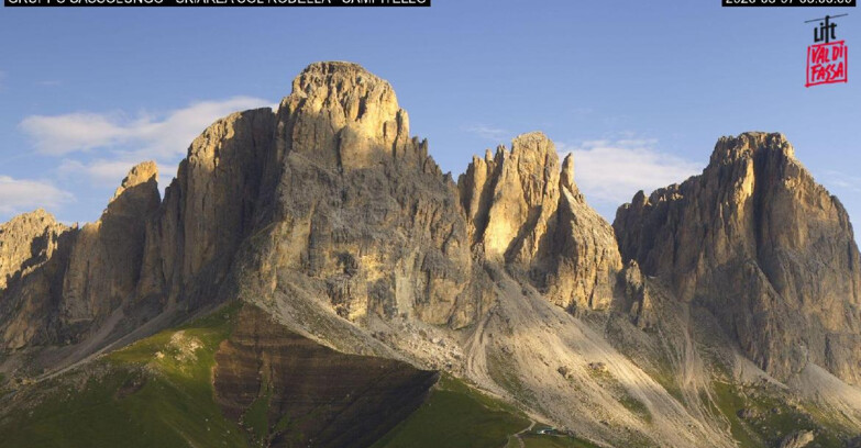 Webcam Campitello-Mazzin-Col Rodella  - Campitello di Fassa - Col Rodella - Gruppo del Sassolungo